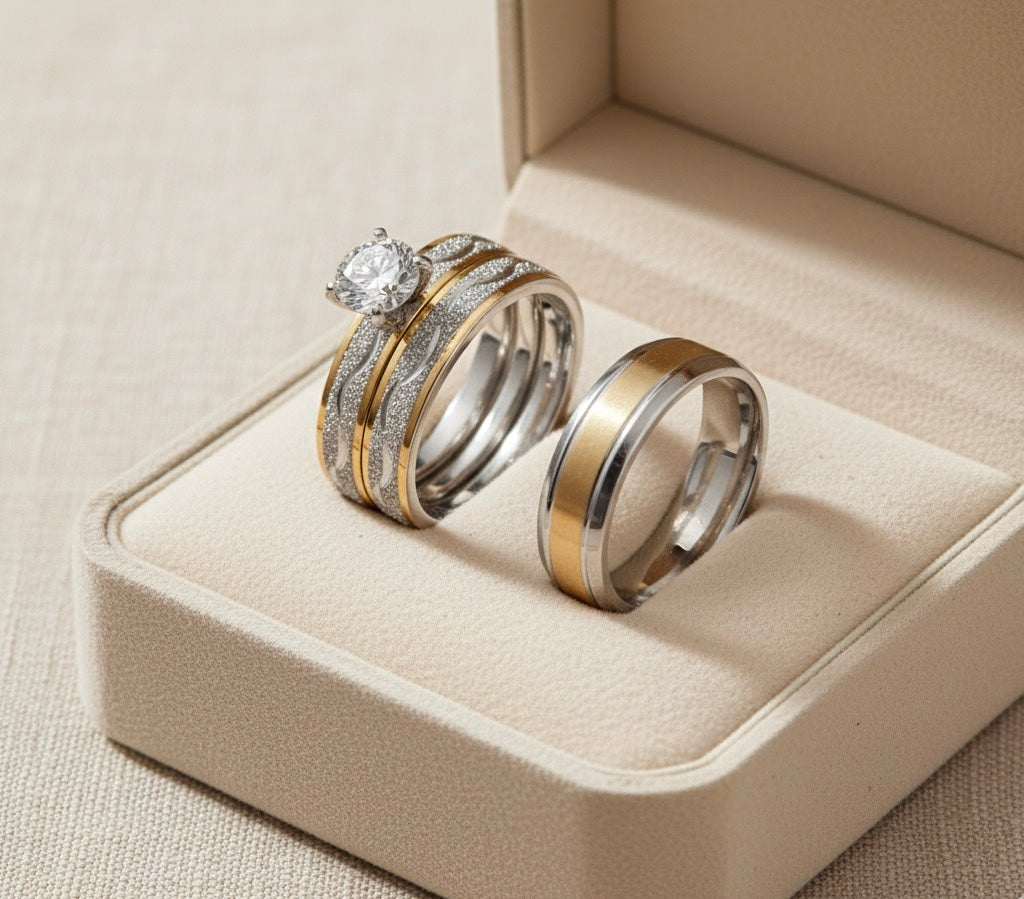 Seraph™ His & Hers Ring Set | Where Connections Grow Stronger